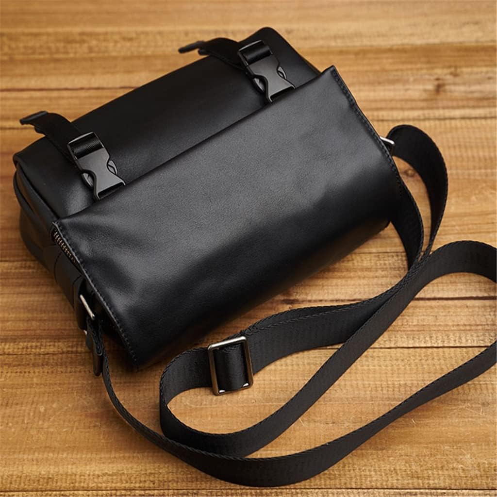 Genuine Leather Shoulder Bag Men Casual Crossbody Leather Original Messenger For 9.7 Inch