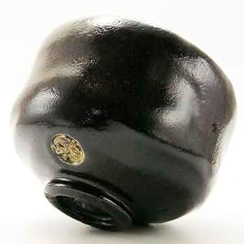 Amazon | 抹茶碗 黒楽茶碗 「佐々木松楽 作」通年物 | 茶匠