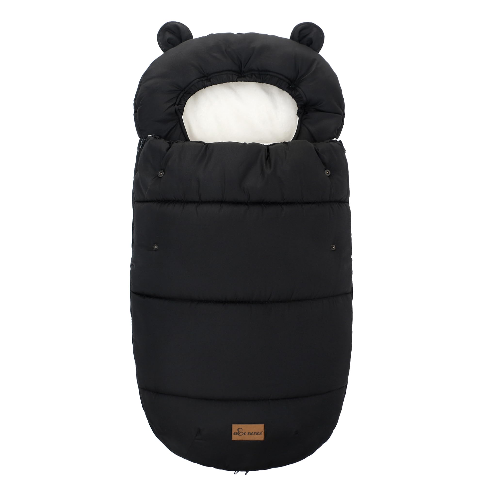 Universal para Cochecito De Bebé, De Invierno para Cochecito, Universal para Silla De Paseo, Color Negro