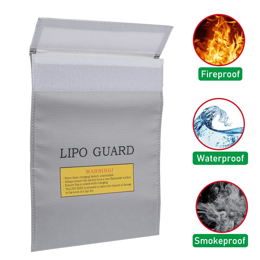 Lipo Safe Bag ognioodporna kasetka na pieniądze, podkładka na baterie RC, chroni wartościowe przedmioty, dokumenty, pieniądze, biżuterię, ochrona przeciwpożarowa