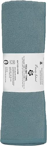 Miniatura 1 de Private Island Tapete de playa para yoga caliente, toalla antideslizante de microfibra de reciclaje de secado rápido, compacta, para arena, deportes