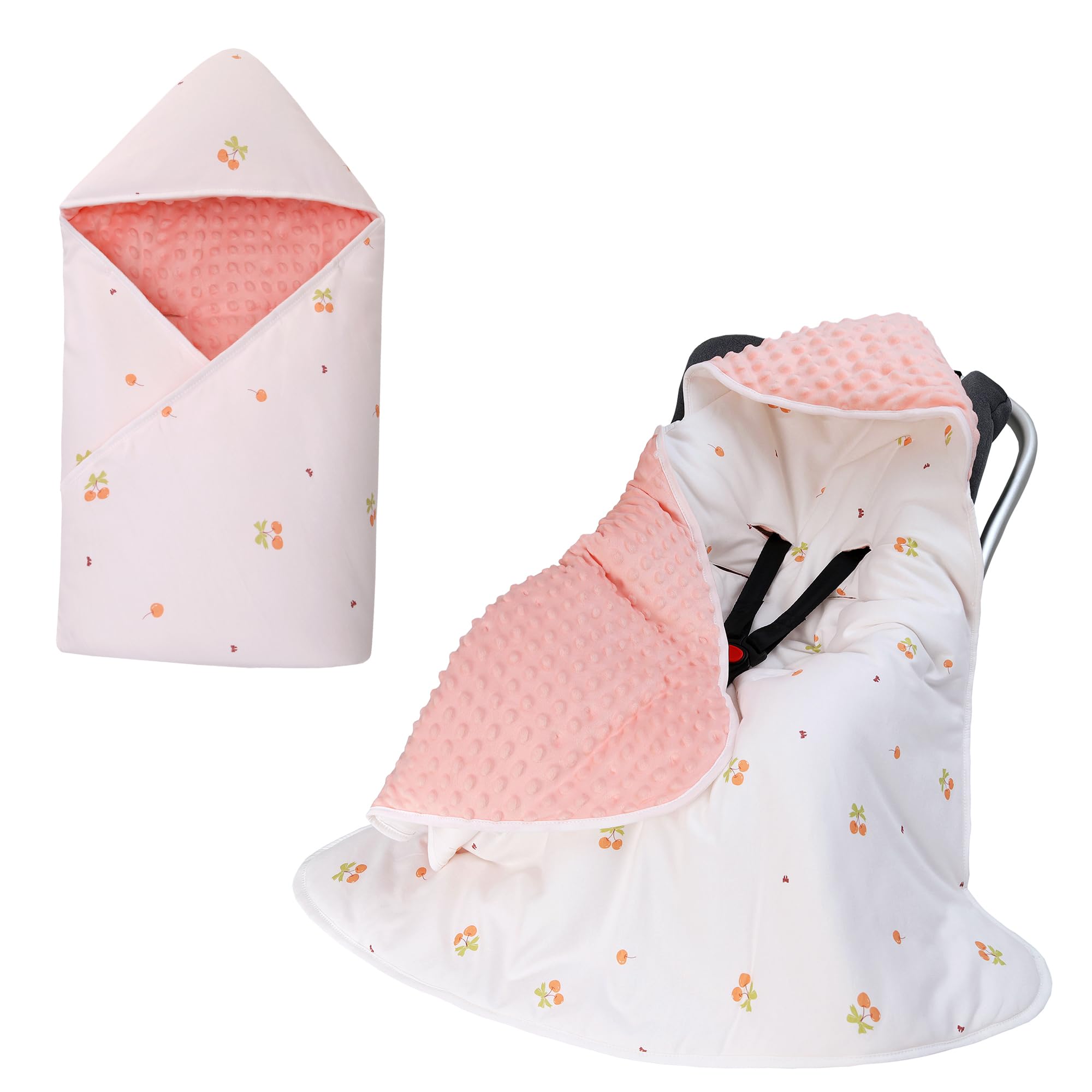 amo nenes Baby Swaddle Blanket Wrap for Car Seat 3.5 Tog 0-12M 35 * 35 in — image 1