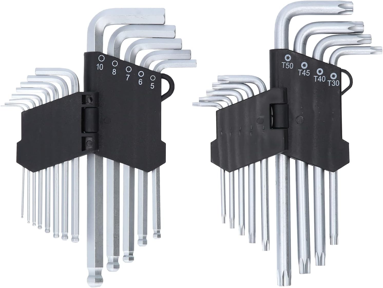 KS Tools 151.4000 Allen Key Set, Torx, Hexagon Socket, 22 Pieces
