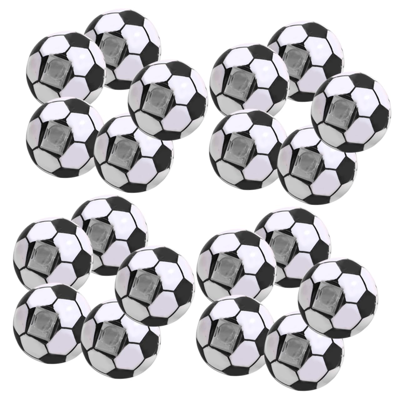 Uonlytech 4 Sätze Fußball Bleistiftspitzer Handheld Für Zeitsparende Bleistiftanspitzer Mit Hochwertigem Cutter Für Schule Und Büro 20 Stück * 4