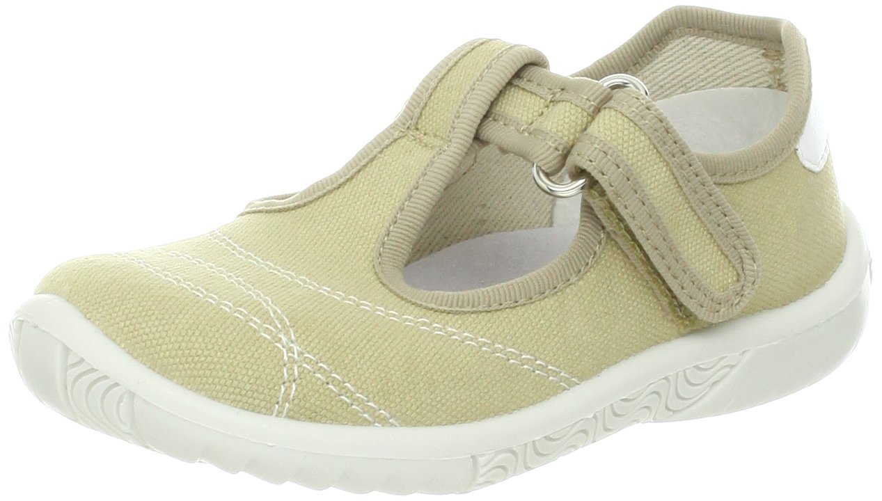 Naturino 7742 Mary Jane (Infant/Toddler/Little Kid),Sabbia/Bianco F.Do Bianco,30 EU(12.5 M US Little Kid)