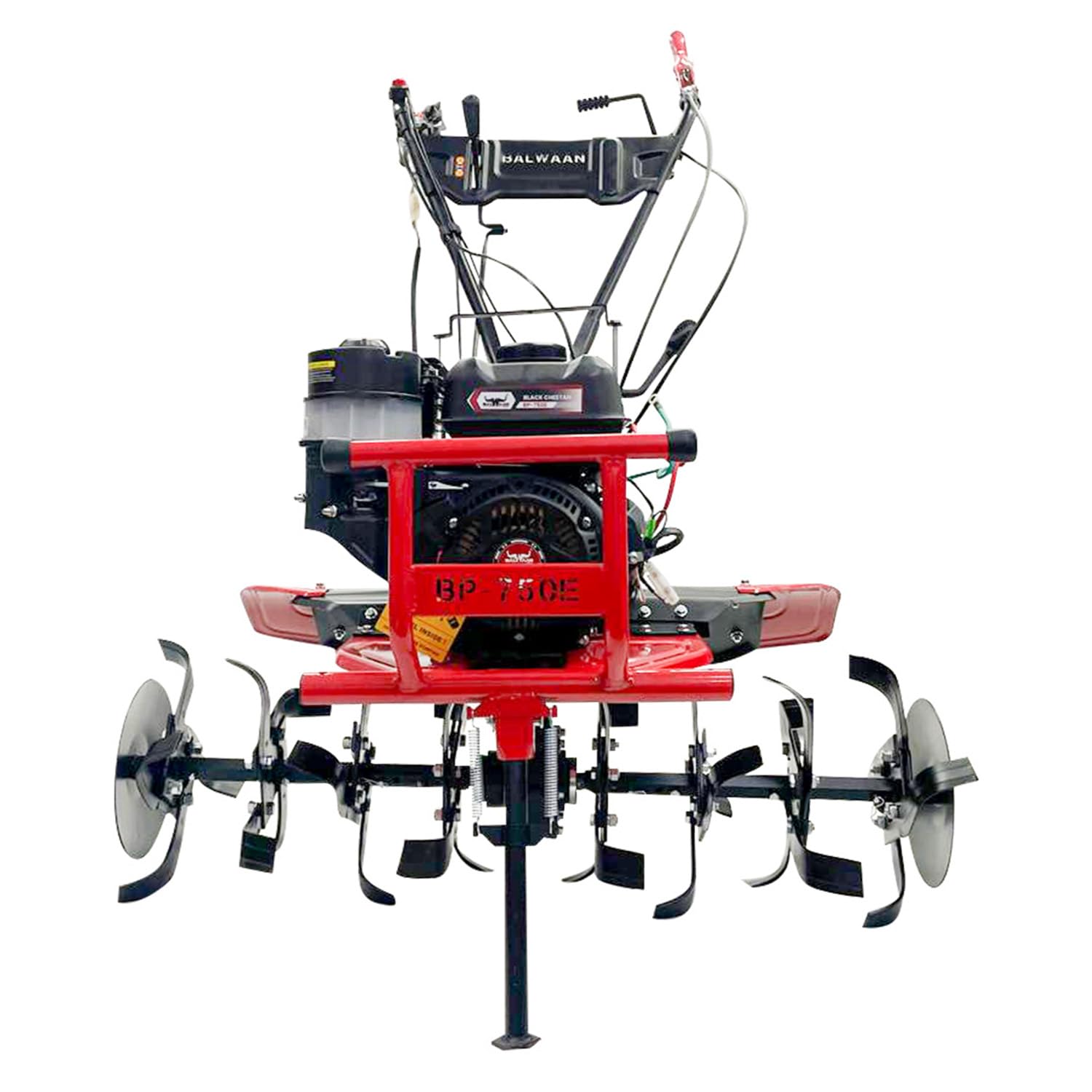 Balwaan Krishi 212cc 4-Stroke Engine Power Weeder| Electric Start | BP-750E | with Shocker, Triple Adjustable | 40-inch Working Width | Iron and Metal discount deal