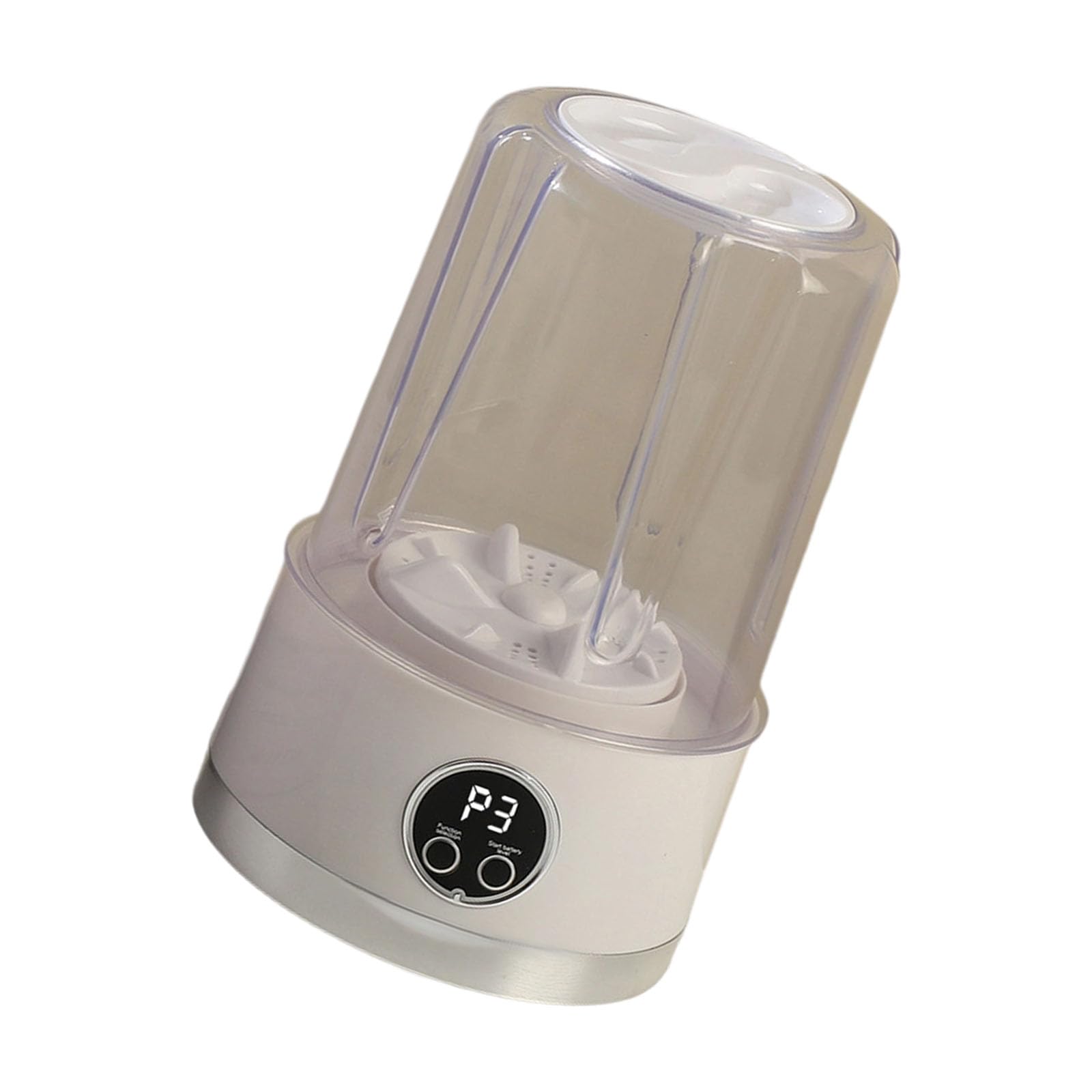 Uqezagpa White Transportable Tiny Washer Machine Profound Cleansing Technology Gentle & Power Modes Ipx7 Waterproof Structure Travel Friendly Laundry Answer Transportable Handheld Washer