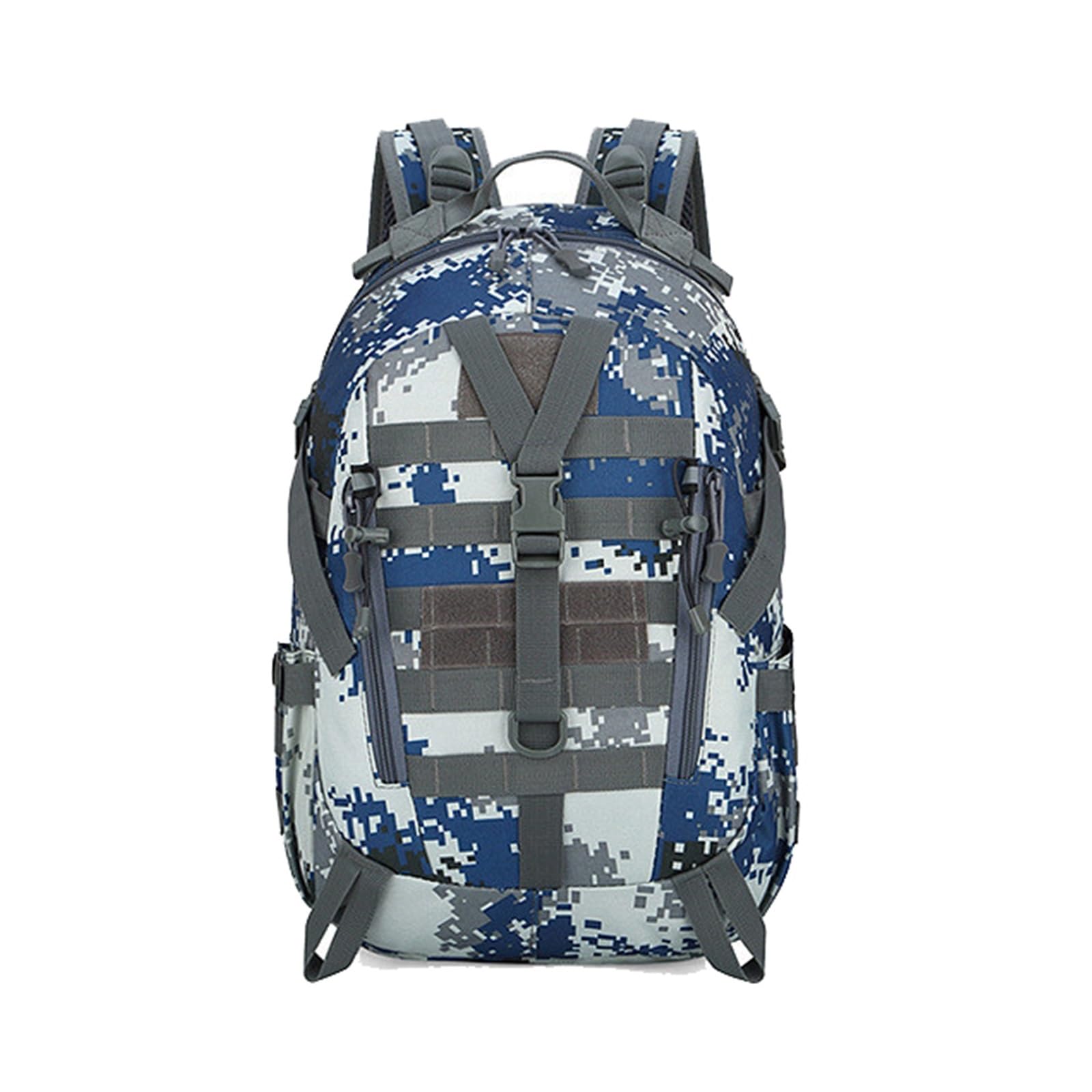 Taktyczny Plecak Szturmowy, Wojskowy Plecak Turystyczny 36-55l Outdoor Hiking Camping Wodoodporny, Oddychający Sportowy Szturmowy Bug Out, Do Wędrówek, Biwakowania, Siłowni, Polowania(E)