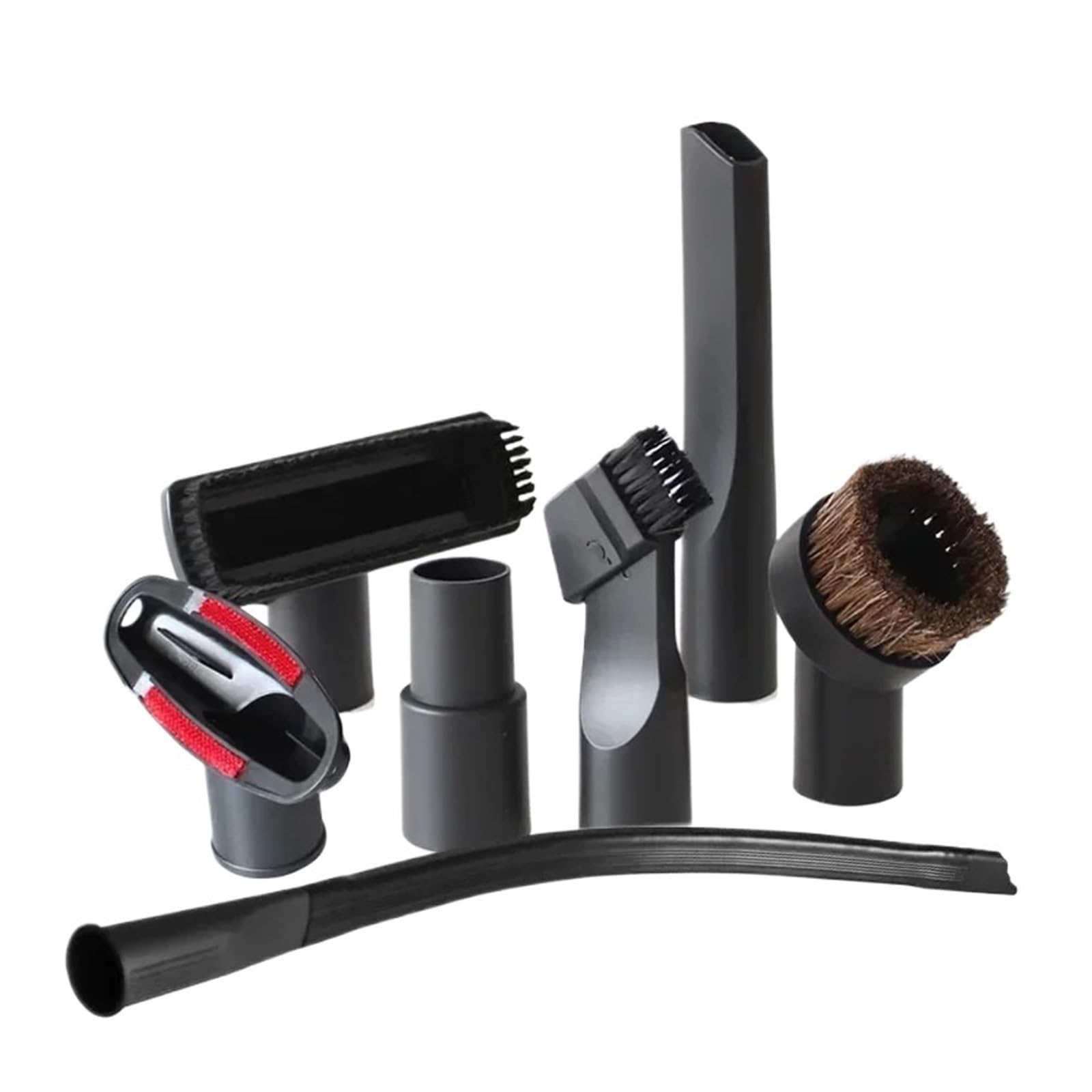Kit de cepillos para aspiradora universal de 32 mm y 35 mm con siete piezas de repuesto