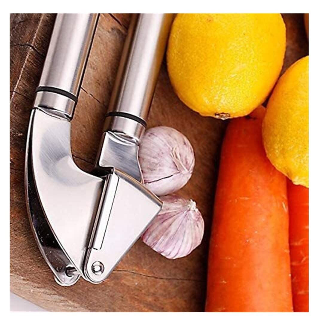 Knoblauch Helfer Knoblauchpresse Edelstahl Fleischwolf Und Crusher, Leicht Zu Drücken Reinigen Küchen Kochen