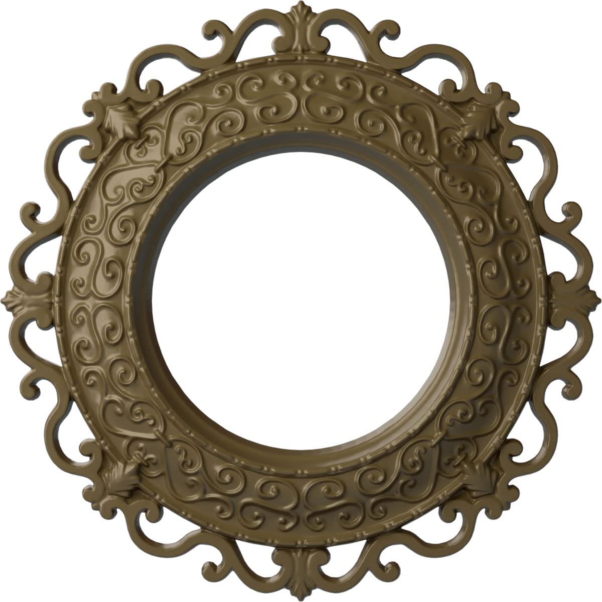 13 1/4"OD x 6 5/8"ID x 1 1/8"P Orrington Ceiling Medallion (Fits Canopies up to 6 5/8"), Hand-Painted Athenian Green — Amazon image 28