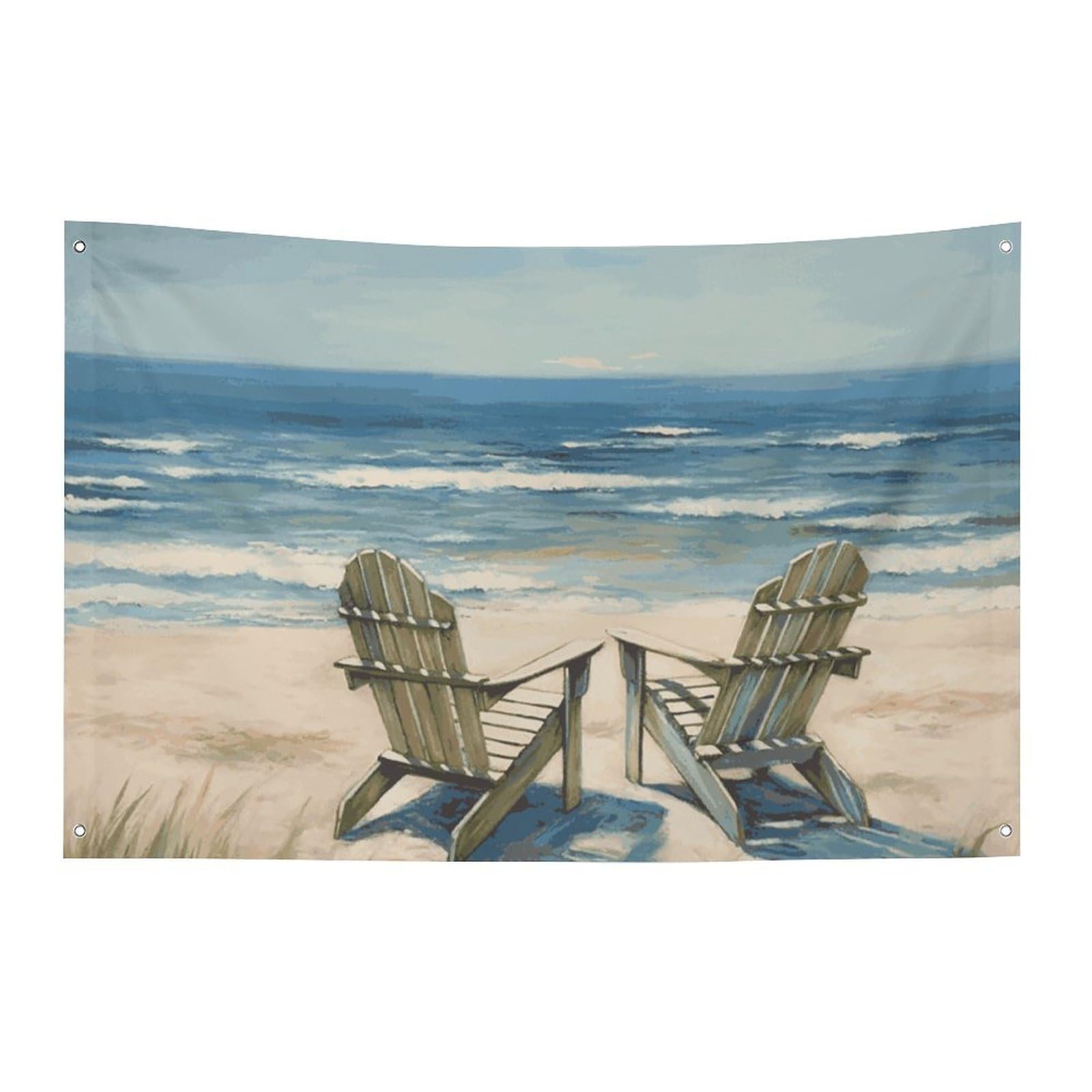 Drapeau de jardin saisonnier plage pour embellir votre terrasse en été