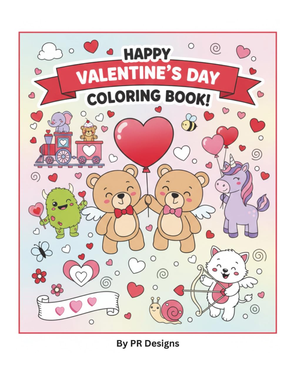 Happy Valentine's Day Coloring Book