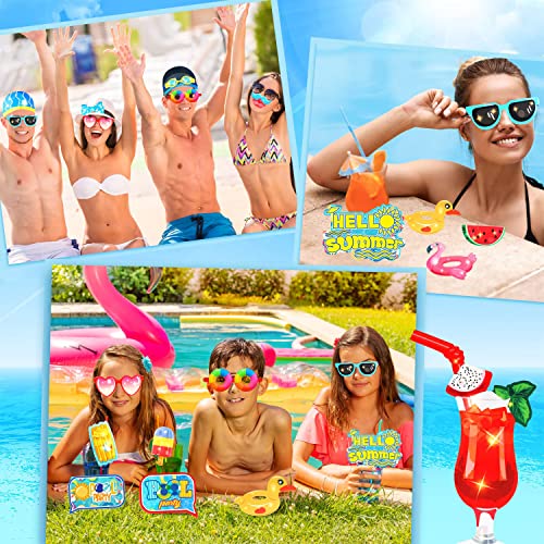 Image of Party Propz Pool Party Props - Pack of 25pcs Summer Party Props | Summer Theme Decoration Items | Swimming Pool Decoration Items | Pool Party Decorations