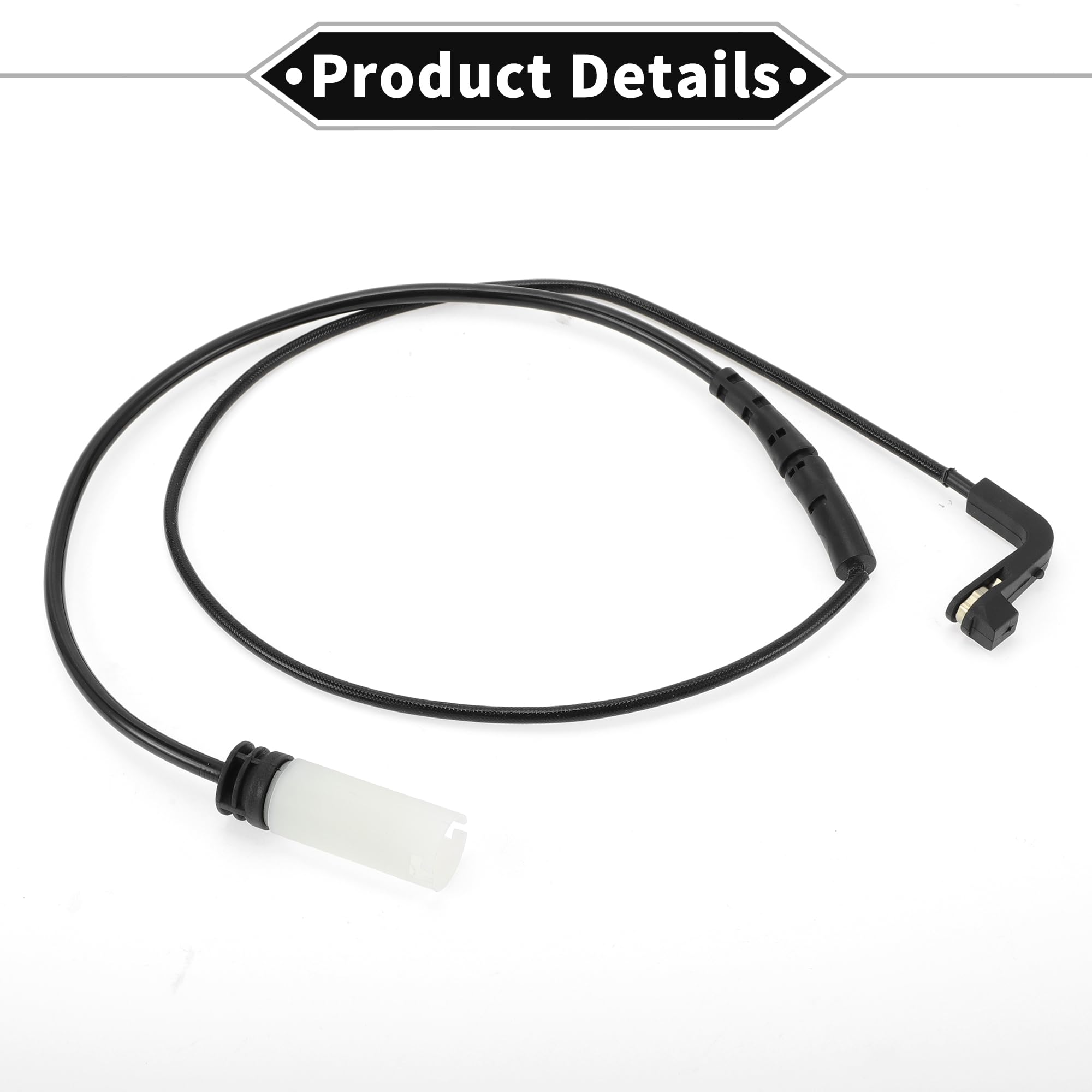 Sensore di Usura Pastiglie Freno BMW SERIE 5 E60 E61 2003-2009 TPU Gomma Nera Posteriore