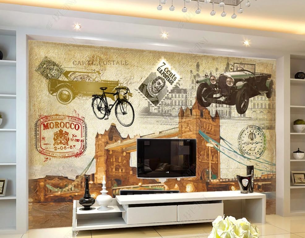 Papier peint intissé architecture européenne poster géant mural 200x140
