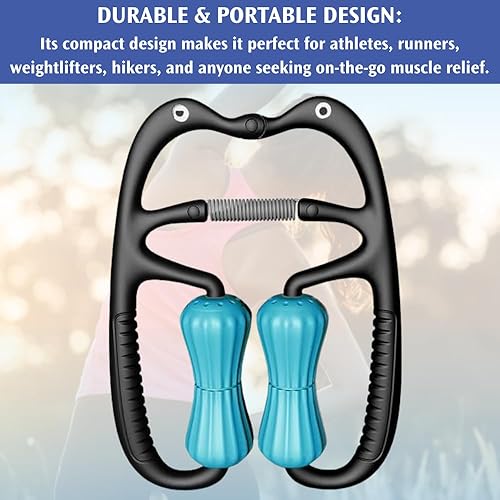Miniatura 9 de Roleo Masajeador de piernas - Rodillo muscular, masajeador de pantorrilla, masajeador de muslos, dolor muscular, punto gatillo, rodillo de banda IT,