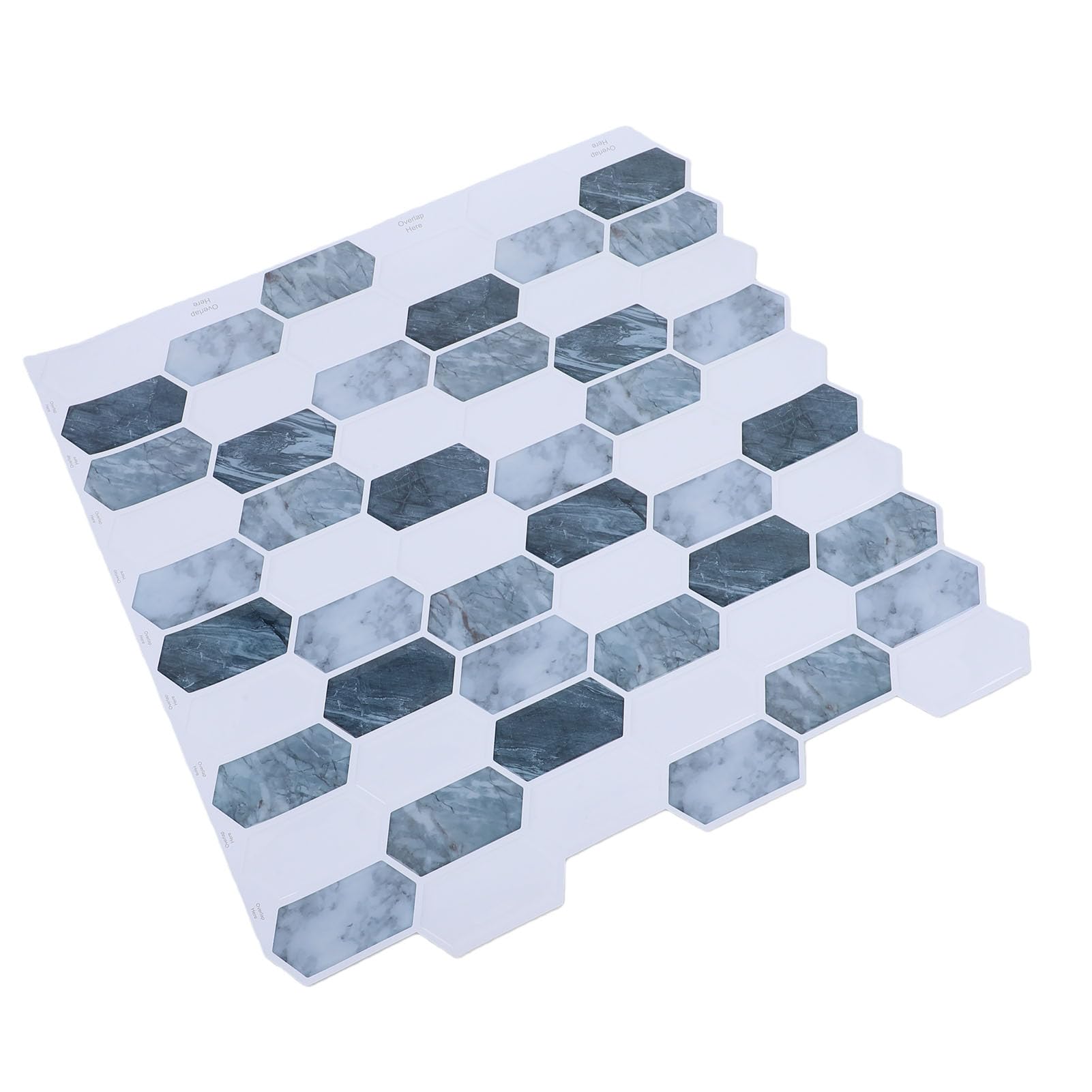 Eujgoov Samoprzylepne Płytki ścienne 3D Naklejki ścienne 12x12 Cal Wodoodporne Odklejane i Przyklejane Płytki do łazienki Kuchnia Backsplash Wystrój Mebli