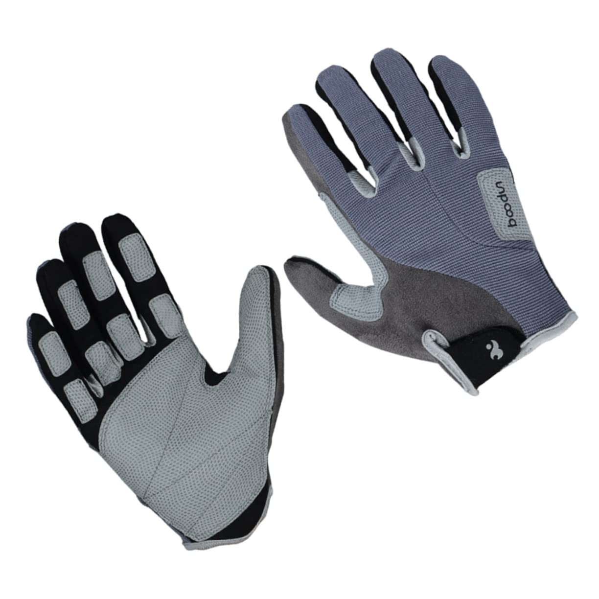 SUPVOX Guantes de Escalada de Dedo Completo Ajustables para Senderismo y Deportes Antideslizantes Duraderos y Flexibles Gris
