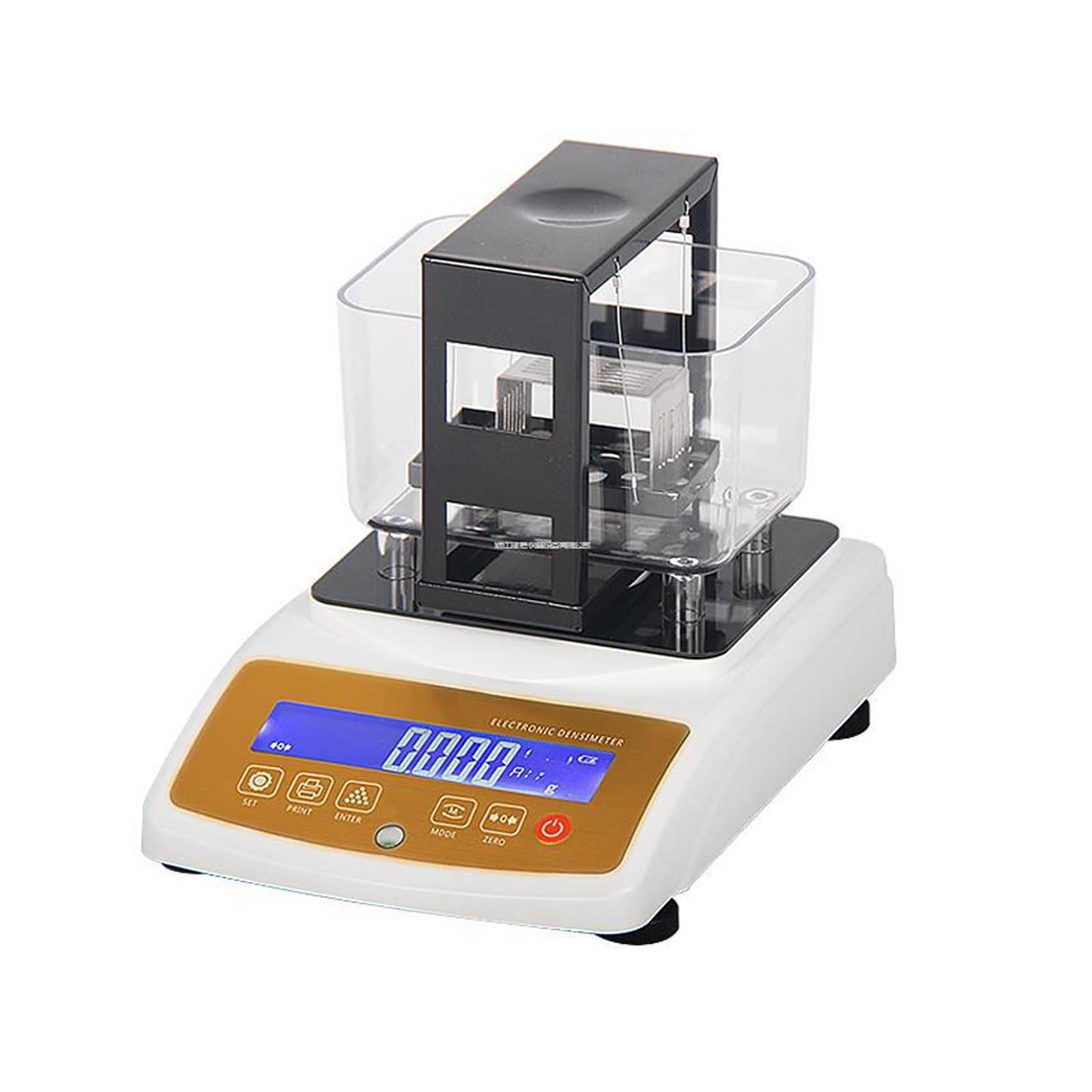 Qlbnxks Electronic Gold Carat Purity Tester 0.0001g/cm3 Precious Metals Testing Machine for Jewelers & Pawnshops(Size:200g /0.0001g/cm3)