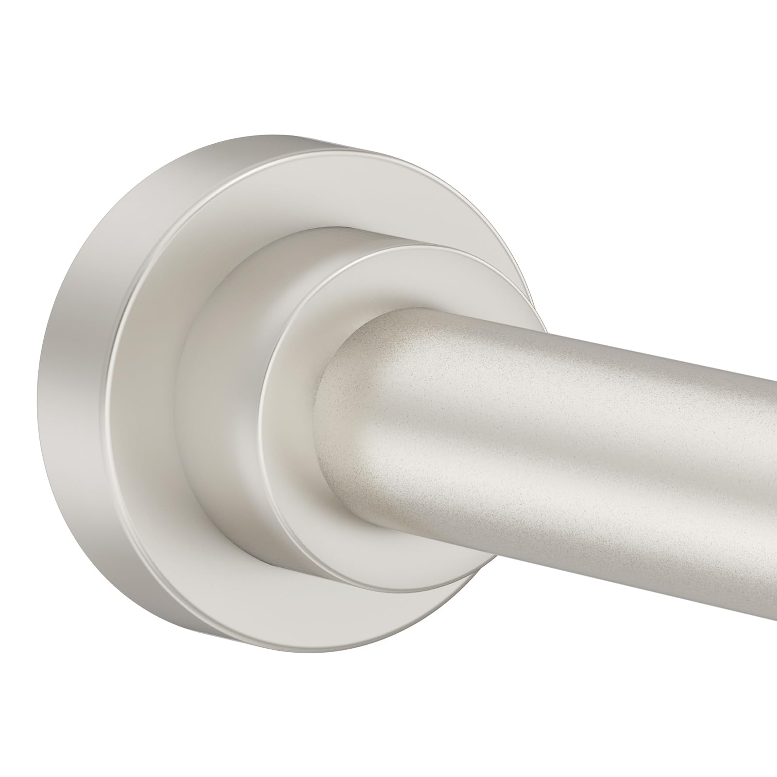 Shower Curtain Rod 31-80 in Adjustable Curtain Rod No Drilling Tension Shower Rod Stainless Steel for Bathroom Room Divider, Nickel