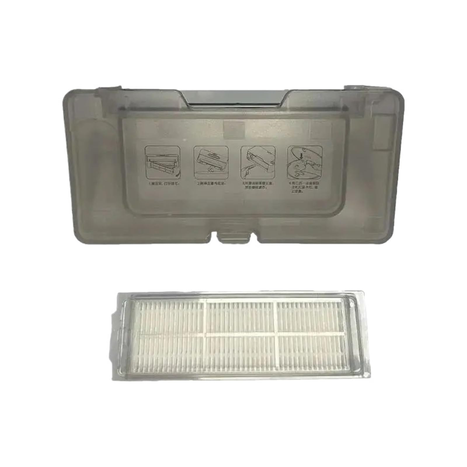 HIZON Dust Box ，Compatible For Xiaomi， Robot Vacuum Mop 2S 3C V2 Pro V3 VACUUM S10 XMSTJQR2S B106CN STYTJ02YM Dust Bin Accessories