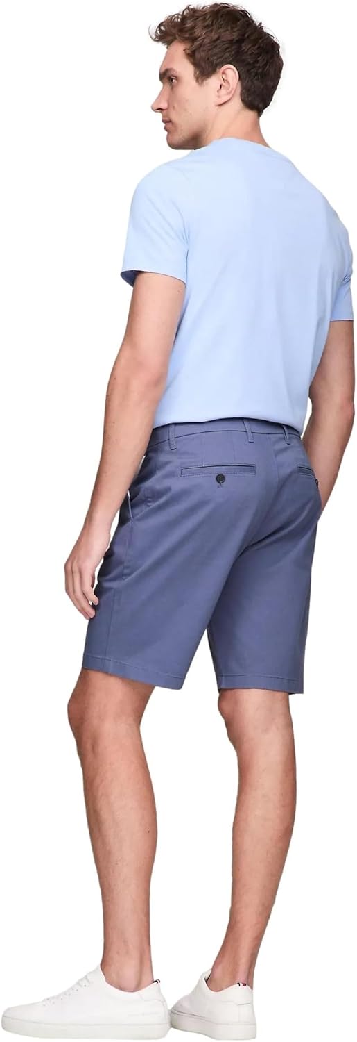 TOMMY HILFIGER Men's Regular Fit 9" Tommy Short, BankBlue, 32 - Image 4