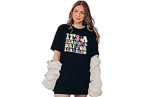 It's a Beautiful Day for Learning T-Shirt: Embrace Education with Style