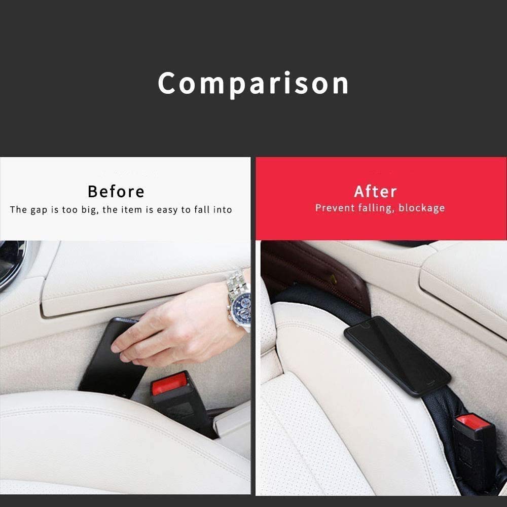 Autostoel Gap Filler Pad voor Alle Voertuigen Vulling Tussen Console Spleetzijde Lekvrije Plugblokkers Accessoires Interieurinrichting Onderdelen,A