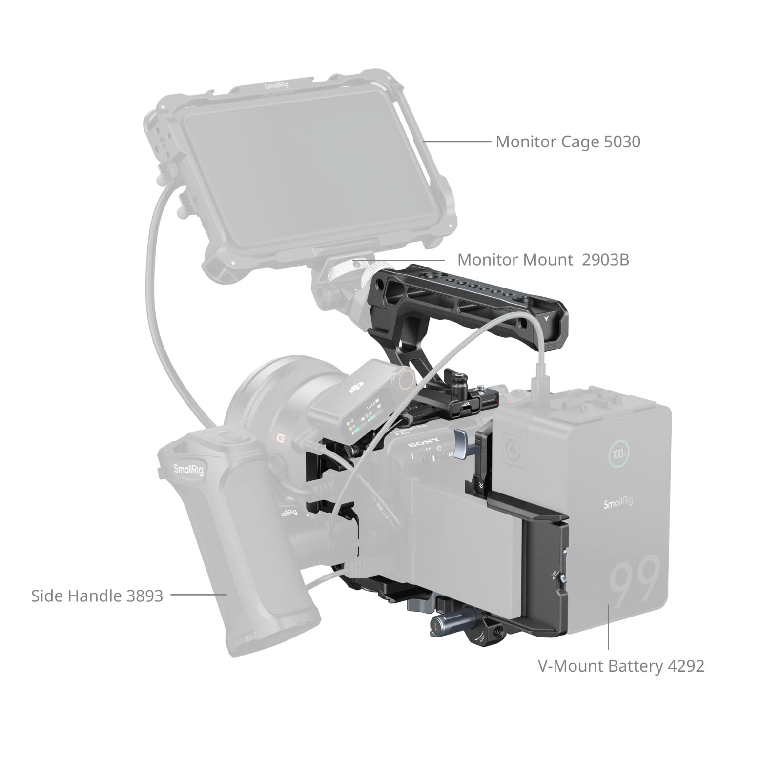 Amazon | SmallRig Sony FX3 / FX30用ケージキット ケージ、Vマウント