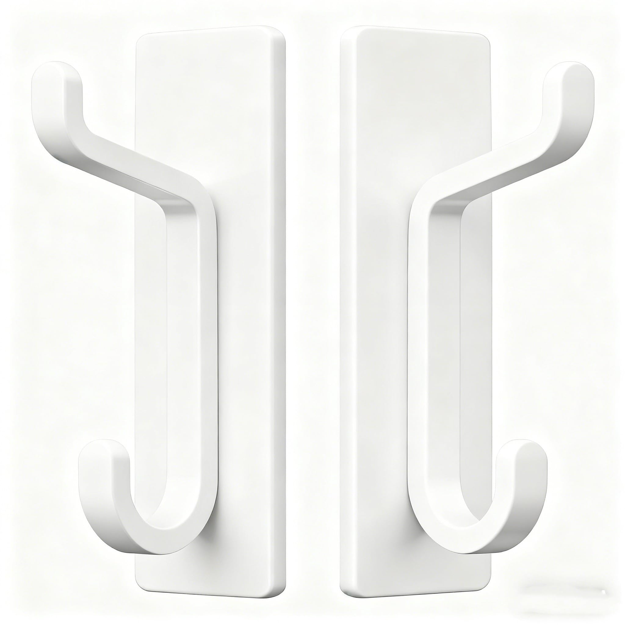 FGUJSUR Coat Hooks 2/4pcs Adhesive Wall Hooks