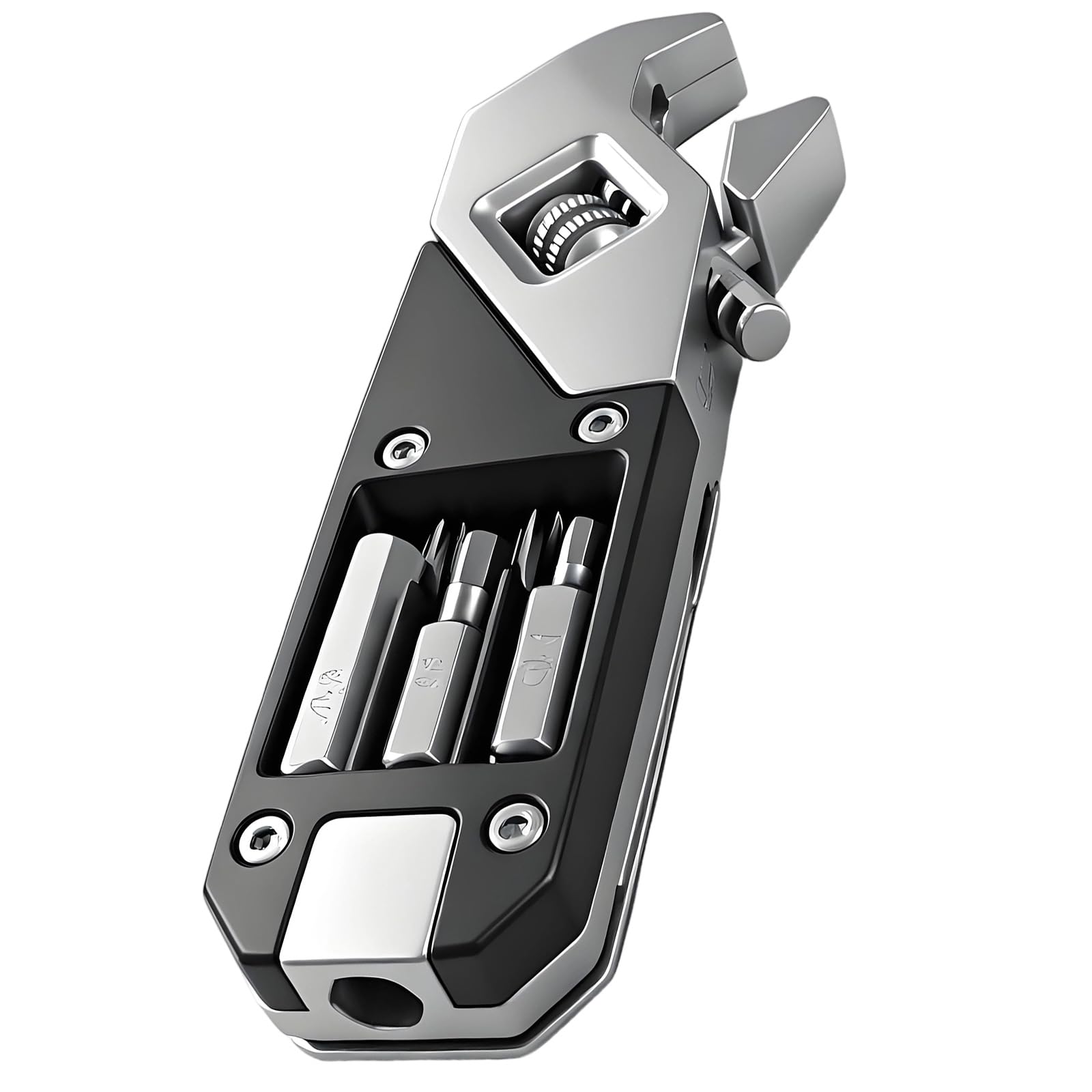 Ljhnba Wrench Large Openinlong Handle Universally Spanner Mechanical Workshop Hand Adjustable Wrench