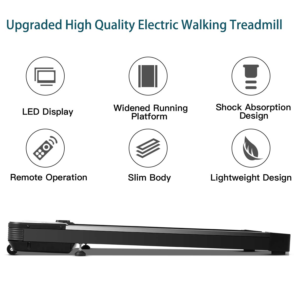 Buy Goplus Under Desk Treadmill, Electric Treadmill Walking Pad with