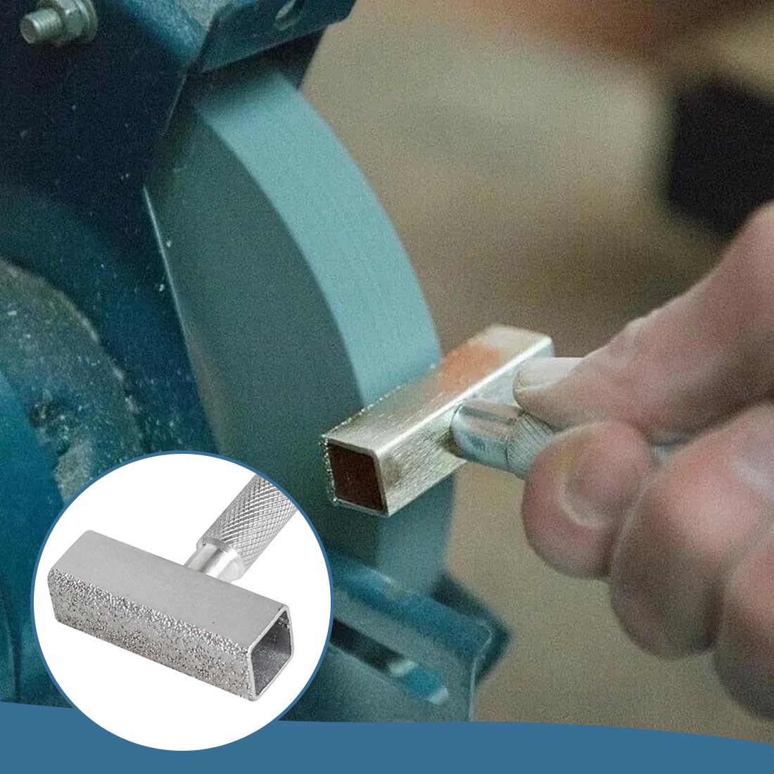 Outil Dressage Meule Sourcing Map - Pointe Diamant 1.00 Carat, Tige 9.5mm