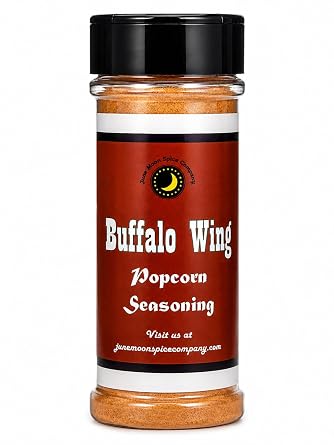 Premium | Buffalo Wing Popcorn Seasoning | Snacks, Fries & Pretzels | Buffalo wing popcorn blend for fries, pretzels, chips, snack mixes, game day, movie nights, parties, and bold shake-on taste.