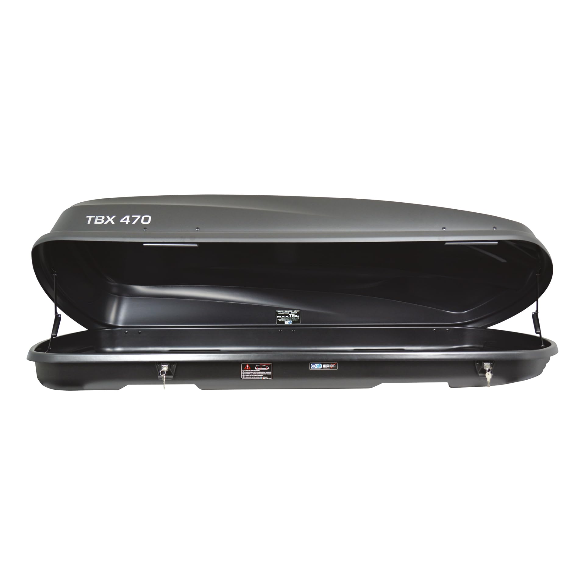 Twinny Load Cofre de Techo TBX 470 Litro Antracita Mate 189x78x38cm