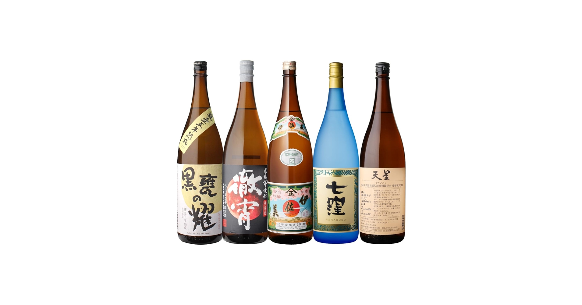 プレミア焼酎森伊蔵と伊佐美セット 森伊蔵 魔王 伊佐美 三岳 八幡 薩摩茶屋 【 芋焼酎 セット 】 各