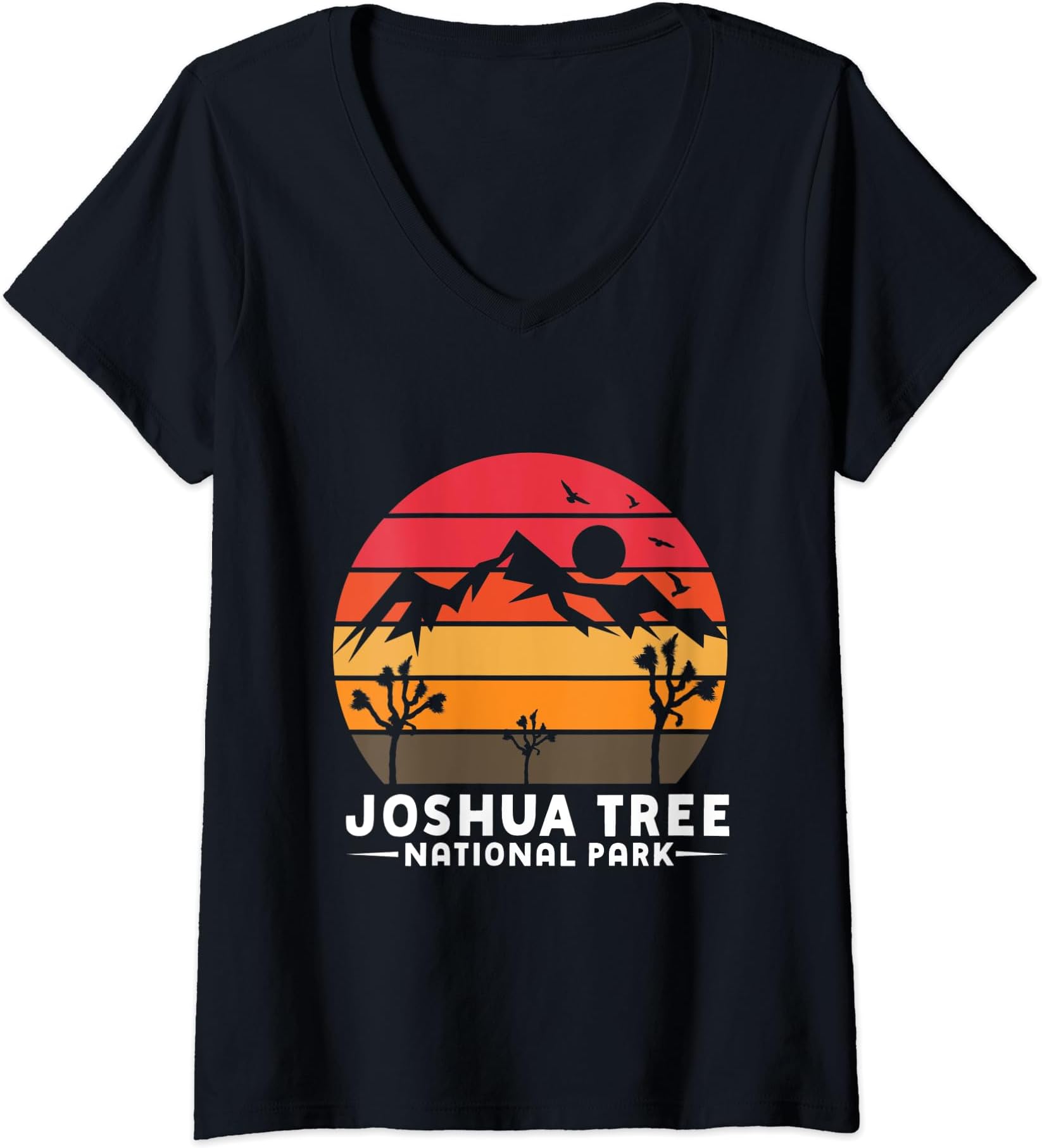 Joshua Tree National Park Hiking V-Neck T-Shirt