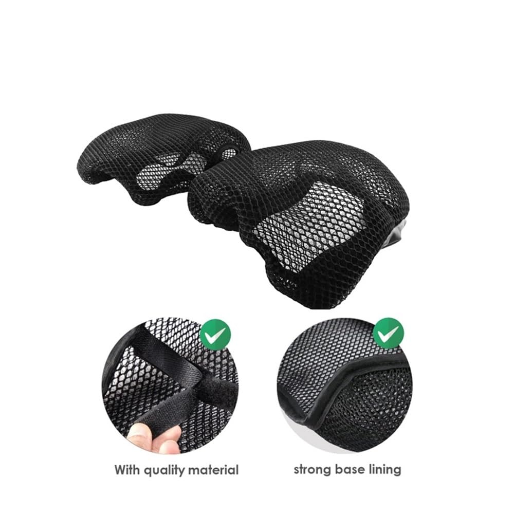 Coprisedile Reticolato 3D Per Benelli TRK251 - Antiaderente E Traspirante - Foto 9