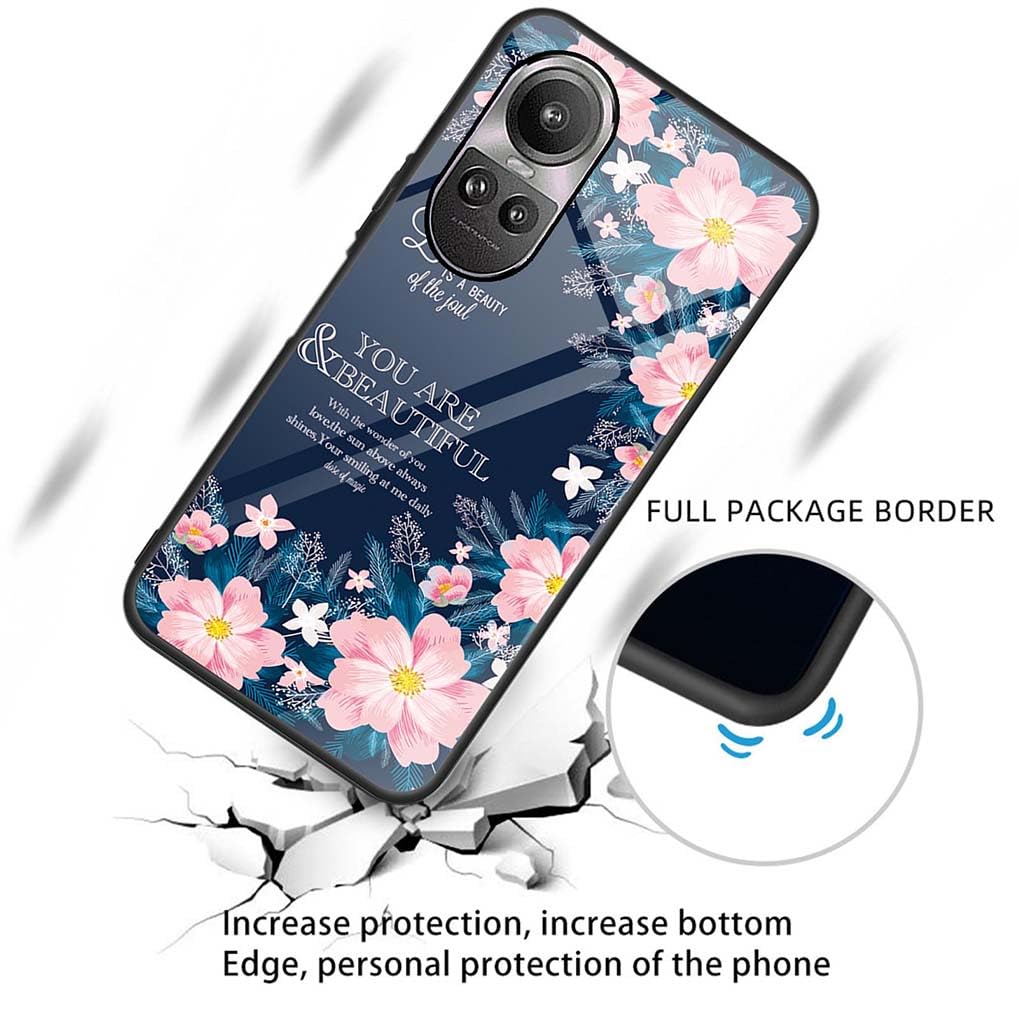 Funda Para Oppo Reno 10 Pro Funda Oppo Reno 10 / Reno 10 Pro 5G - Silicona Líquida TPU Carcasa Oppo Reno 10 Pro