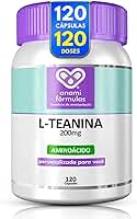 L Teanina 200mg L-theanine | 120 Cápsulas - P/Foco E Calma