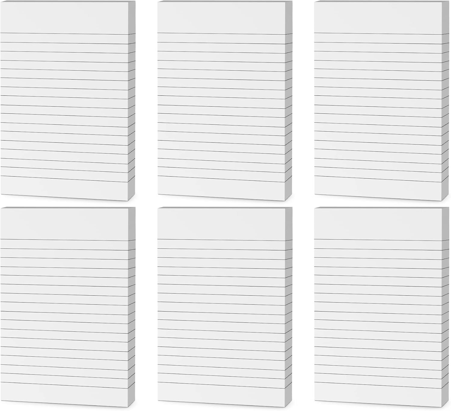 Note Pads 4 x 6 Inch 6 Pack Notepad for Work Taking Notes