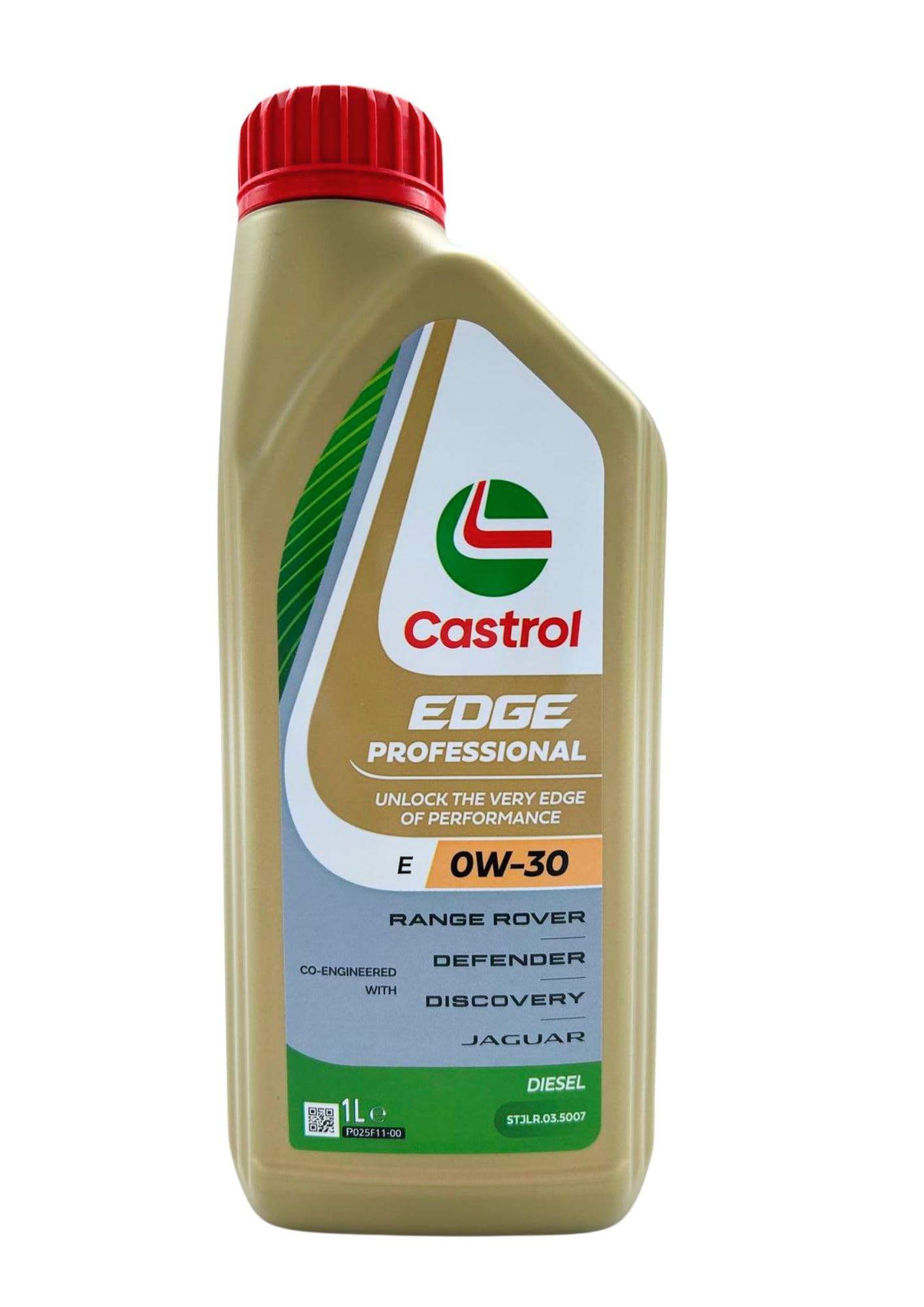 LUBRIALPHA - Olio motore Edge Professional E 0W30 | Potenziato con TITANIUM FST | Per benzina e diesel | Con Portachiavi Cavatappi | Conf. 8x1L | Olio motore 0W30