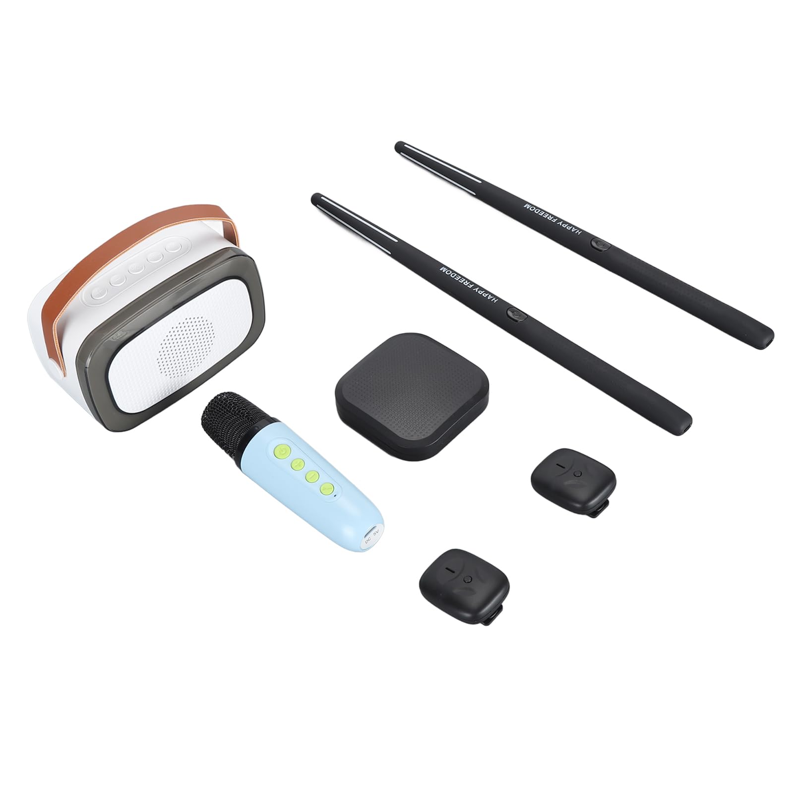Tbest Set di bacchette portatili, movimento 3D, somatosensoriale, per realtà virtuale, ideale per e adulti a casa, ufficio, giardino all'aperto o