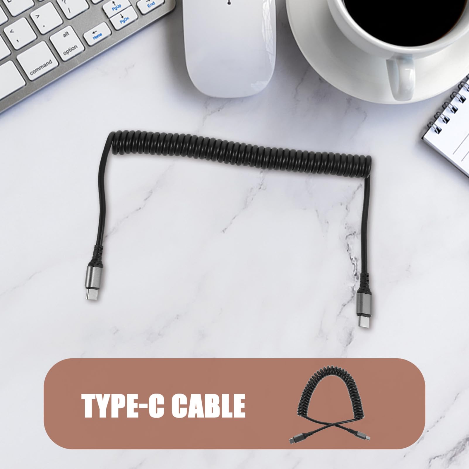 10 Piezas Cable Usb-c de Carga Rápida con Diseño Extensible para Sincronización y Carga Compatible con Dispositivos Type-c Pack de Unidades