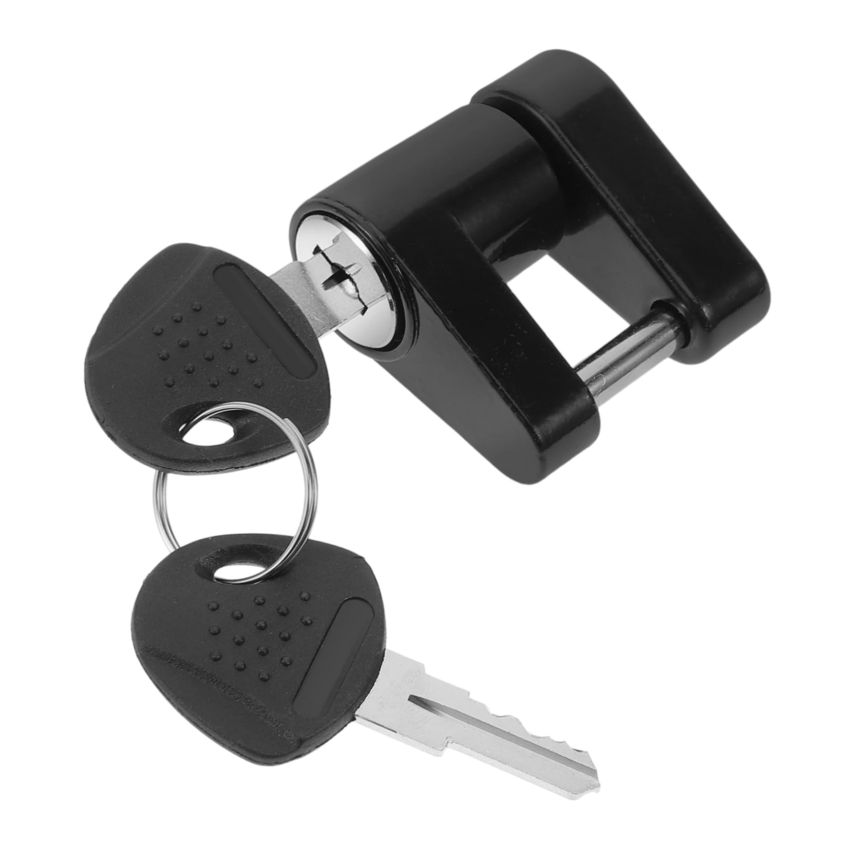 TOPBATHY 5piezas Bloqueo De Acoplador De Remolque Cerradura De Enganche para Remolque RV y Camión Incluye Llaves Diseño y Seguro Protección Antirrobo