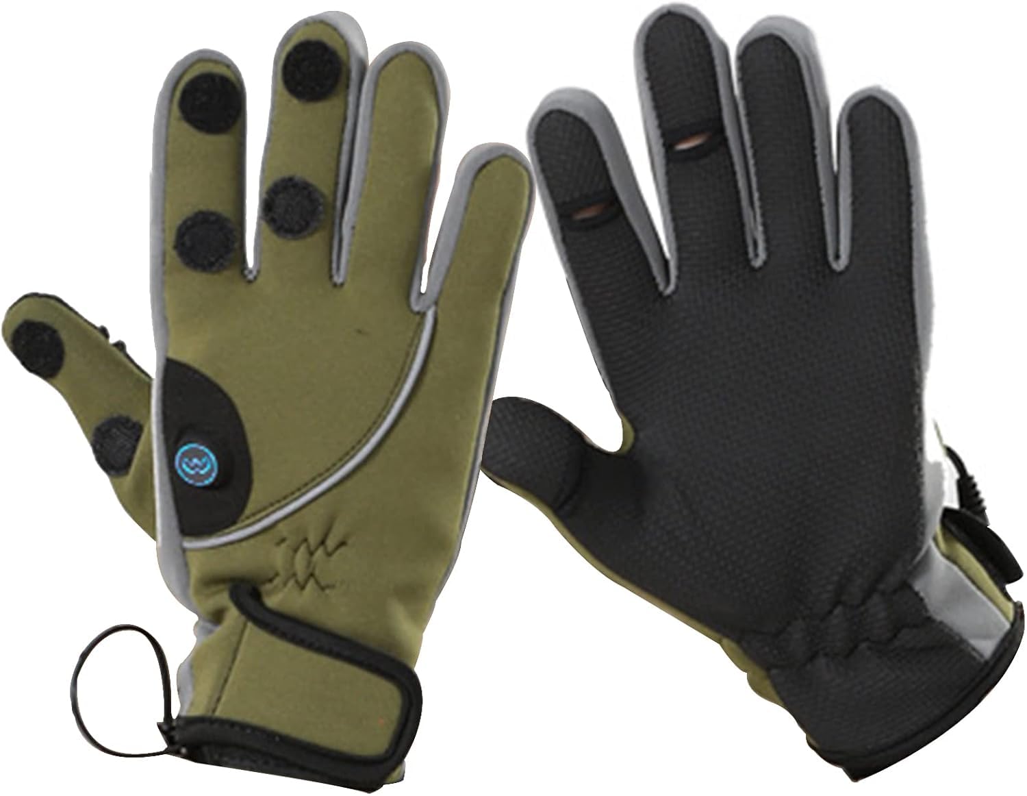 Guantes térmicos sin dedos abatibles, guantes de caza de camuflaje, antideslizantes, resistentes al viento, guantes convertibles de camuflaje para caza, camping, senderismo, escalada al aire libre