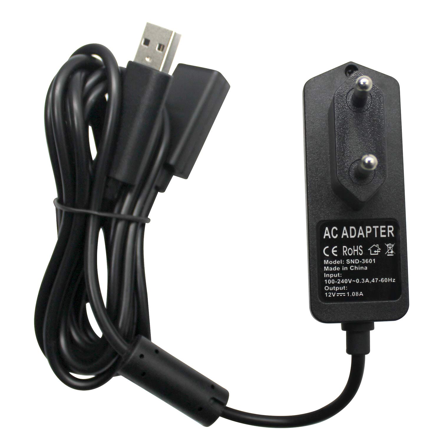 OSTENT Adaptateur Secteur pour Caméra Kinect de la Xbox 360 de Microsoft (Prise EU)