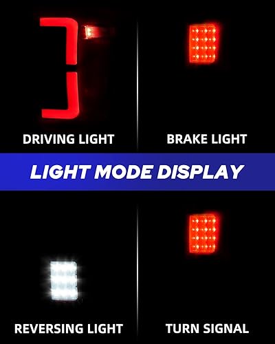 Miniatura 2 de AUTOONE - Para Ford F150 2015-2020 Conjunto de luces traseras LED F-150 compatibles con Ford F-150 2015 2016 2017 2018 2019 2020 Ford F-150, lado