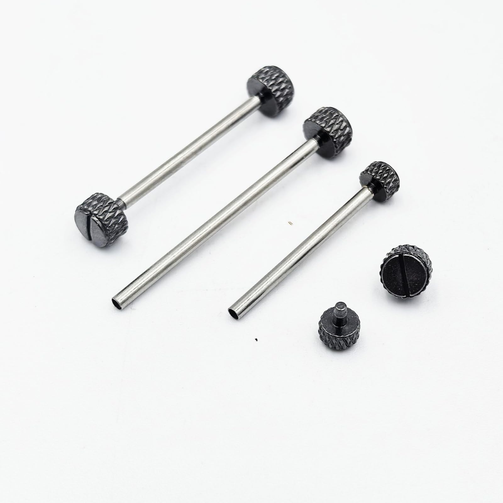 Set di 50 barre a molla in acciaio per cinturini di orologio, 4,0 mm